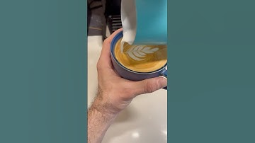 POV: Making a delicious Latte ASMR #espresso #latteart #barista #shorts #satisfying #relaxing