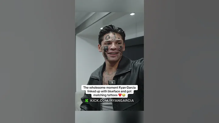 wholesome moment Ryan Garcia linked up with blueface and got matching tattoos #ryangarcia #blueface