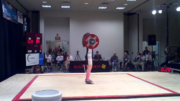 Kathleen O'Neill 84kg Cl&J @ 2012 U.S. Nationals/O...