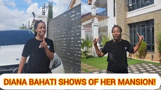 DIANA BAHATI ATTACKS MWALIMU WA MATHS WHILE SHOWING OFF HER MANSION & CARS