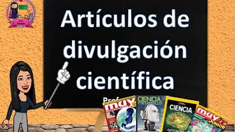 ¿Cuáles son los elementos de los artículos de divulgación científica?