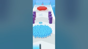 Black Steve Minecraft Theme Crowd Count Master Run 3D Gameplay