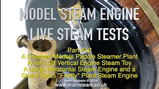 Thumbnail for MODEL STEAM ENGINE - LIVE STEAM TESTS - PART #12