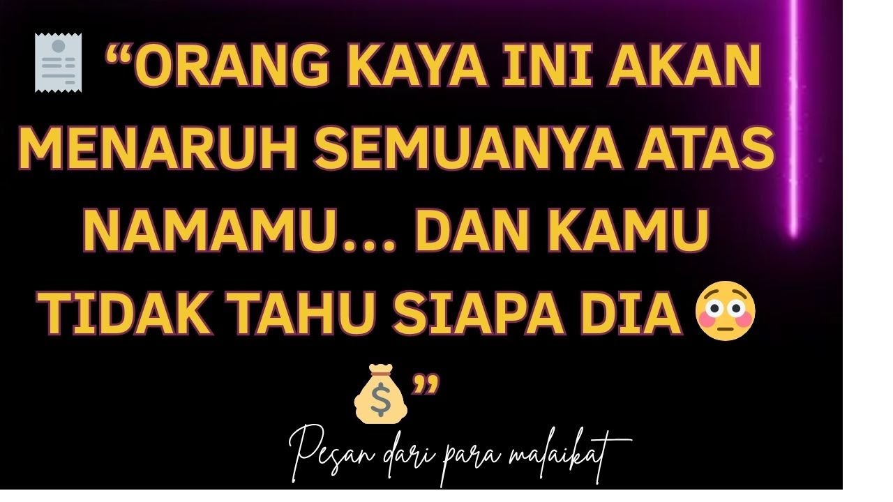 🧾 “Orang kaya ini akan menaruh semuanya atas namamu… dan kamu tidak tahu siapa dia 😳💰”