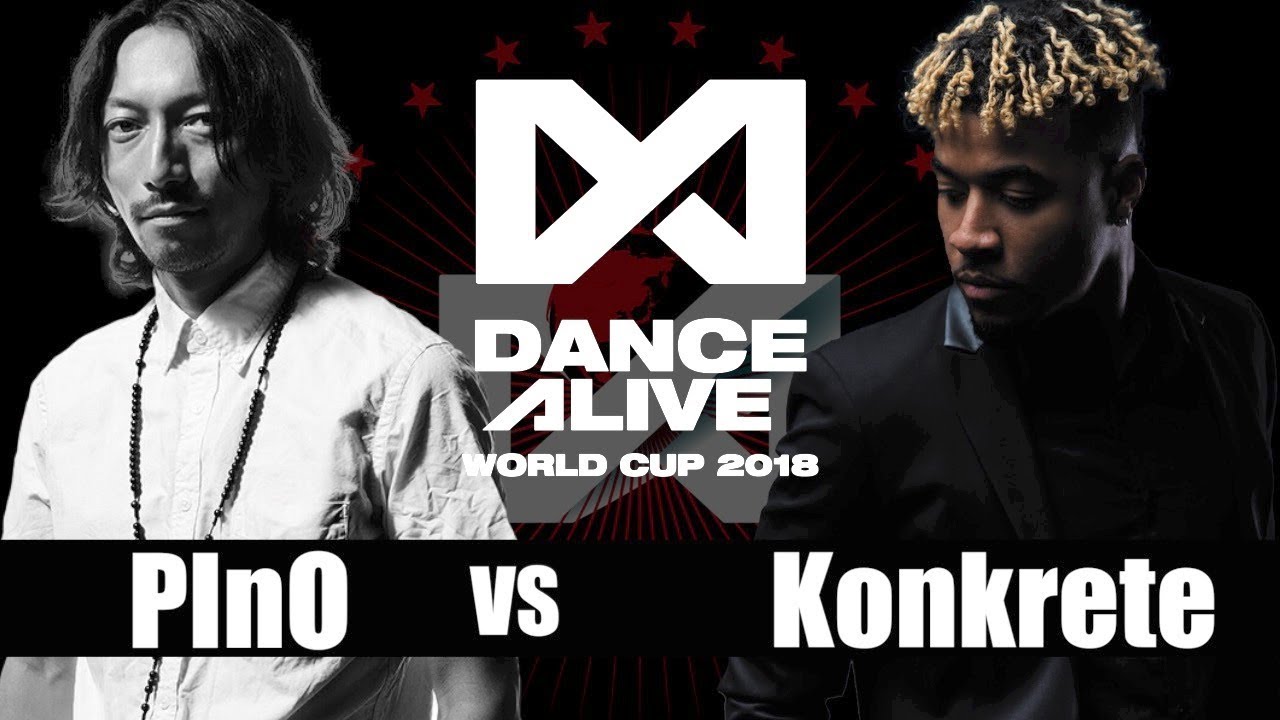 PInO(Japan) vs Konkrete(United States)　QUARTER FINAL / DANCE ALIVE WORLD CUP 2018