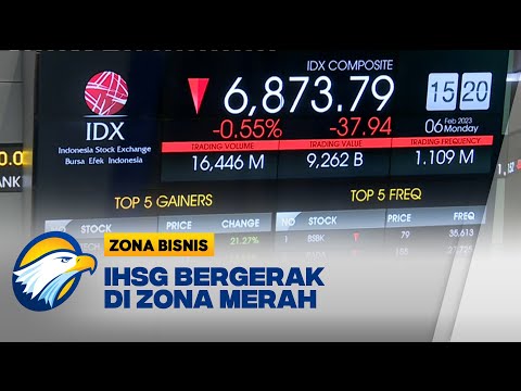 IHSG Bergerak Melemah 0,55% pada Perdagangan Hari Ini