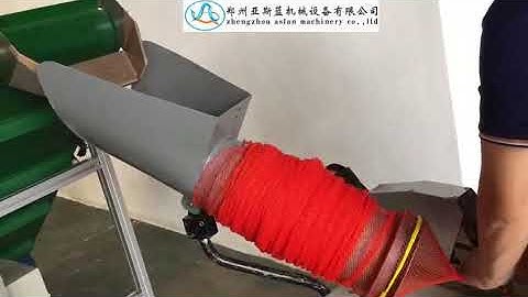 Video of  potato net bag packing machine