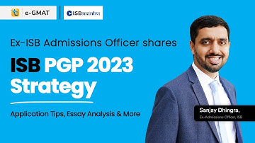 How to crack ISB PGP | MBA application strategy with ex-ISB admissions officer