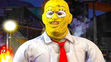 Mortal Kombat XL - SpongeBob Leatherface PC Mod Performs Intro Dialogues Vs All Characters