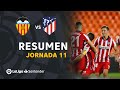 Resumen de Valencia CF vs Atlético de Madrid (0-1)