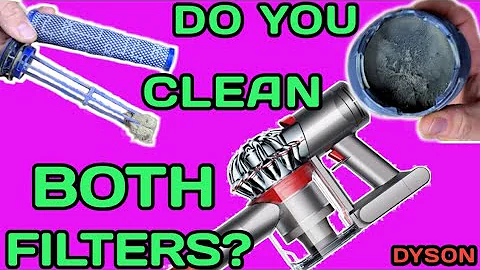 Dyson v7 v8 filter cleaning stops it pulsing vacuum cleaner repairs