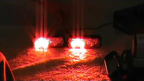 2 Synchronized Split 3/3 6-GEN LED Flushmount Lightheads Demo from VASLights.com - R/W - R/W