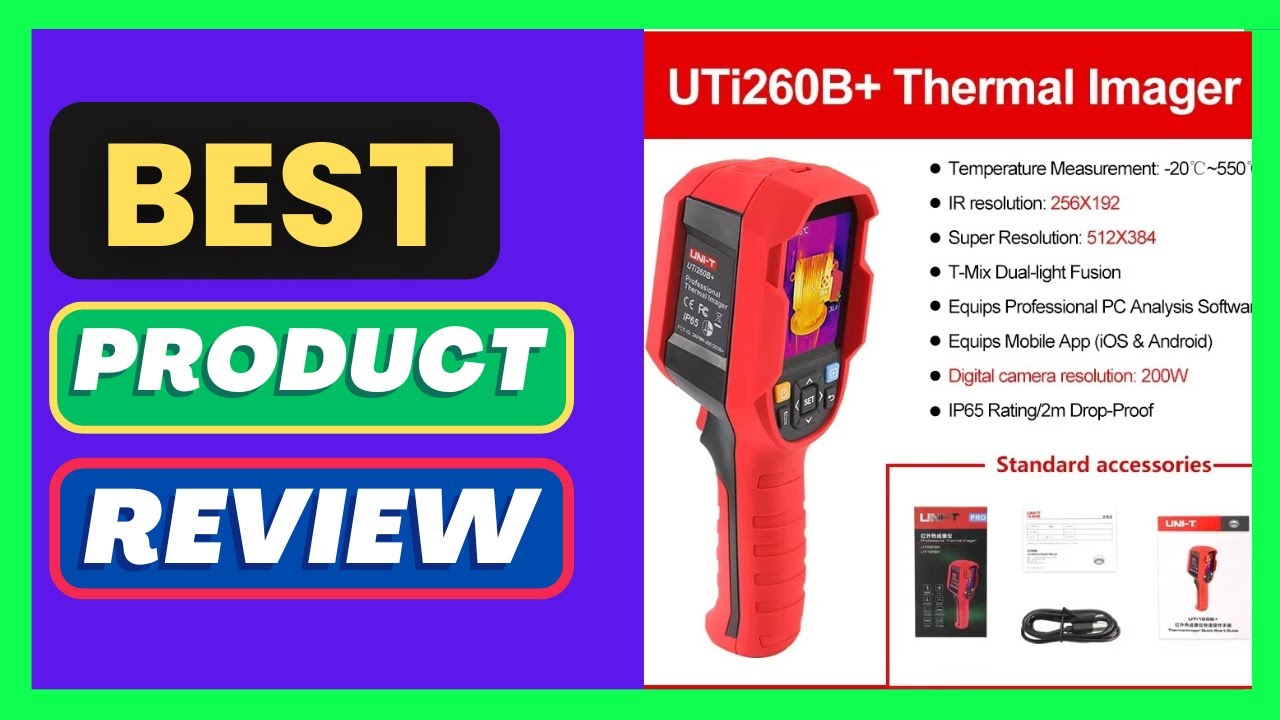 UNI-T UTi260B+ Wireless Thermal Imaging Camera Mobile APP 512*384 2X