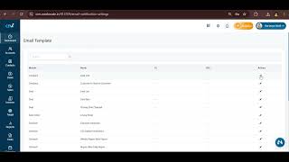How to change the email notification settings