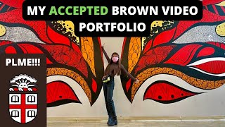 [ACCEPTED] Brown Video Portfolio (PLME!)