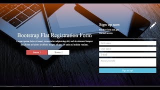 Bootstrap Signup Form Code - Signup Form Using Bootstrap - Sign up Form Using Bootstrap Source code