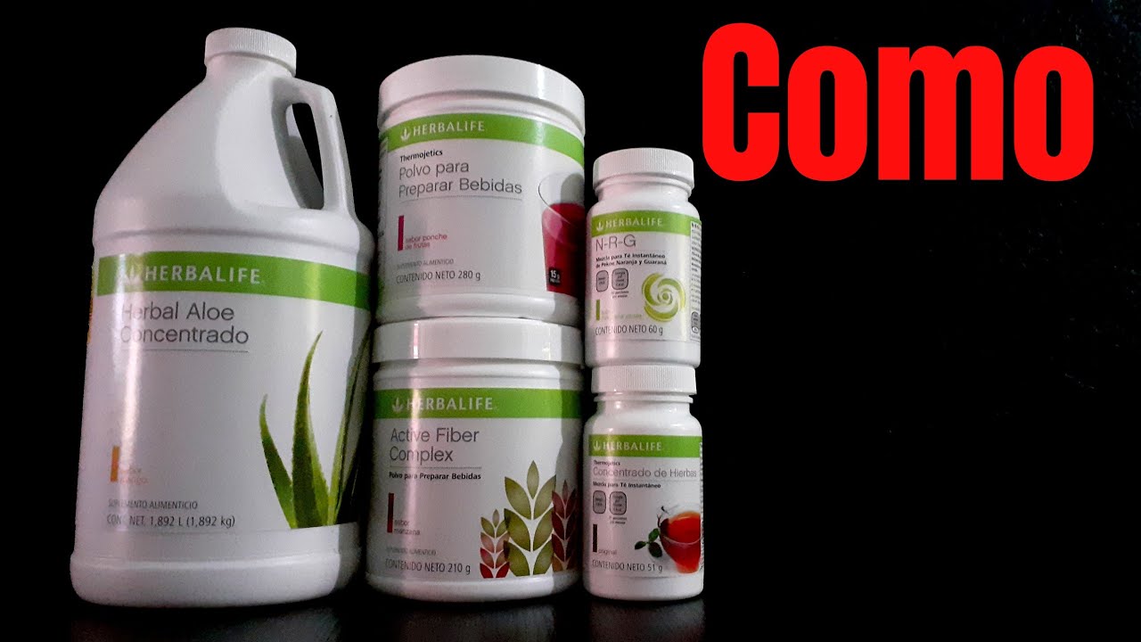 COMO PREPARAR UN DETOX HERBALIFE YouTube