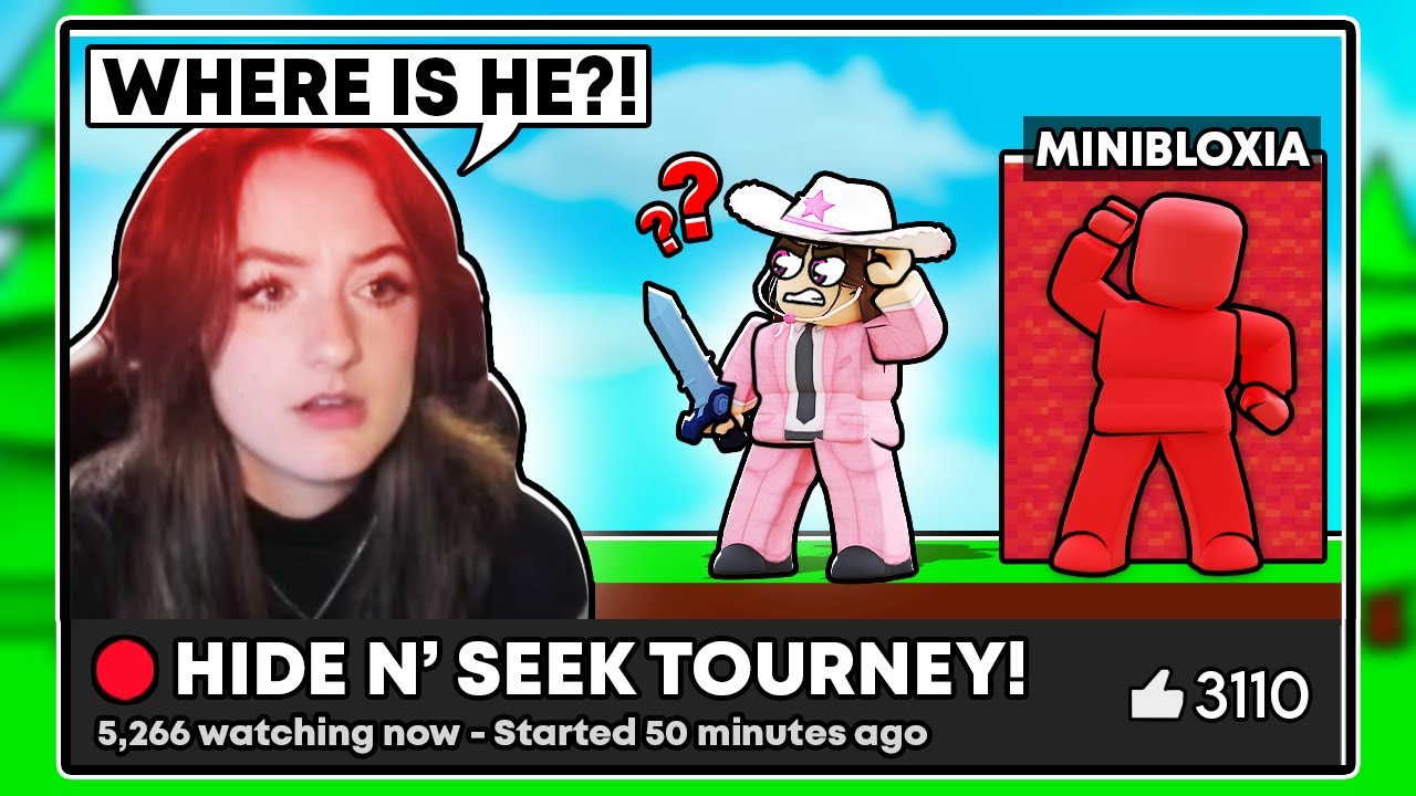 I Snuck Into a HIDE AND SEEK TOURNAMENT...(Roblox BedWars)