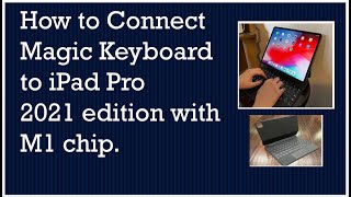 How to Connect Magic Keyboard to iPad Pro -2021 - 11 inch or 12.9 inch or iPad AIR screenshot 5