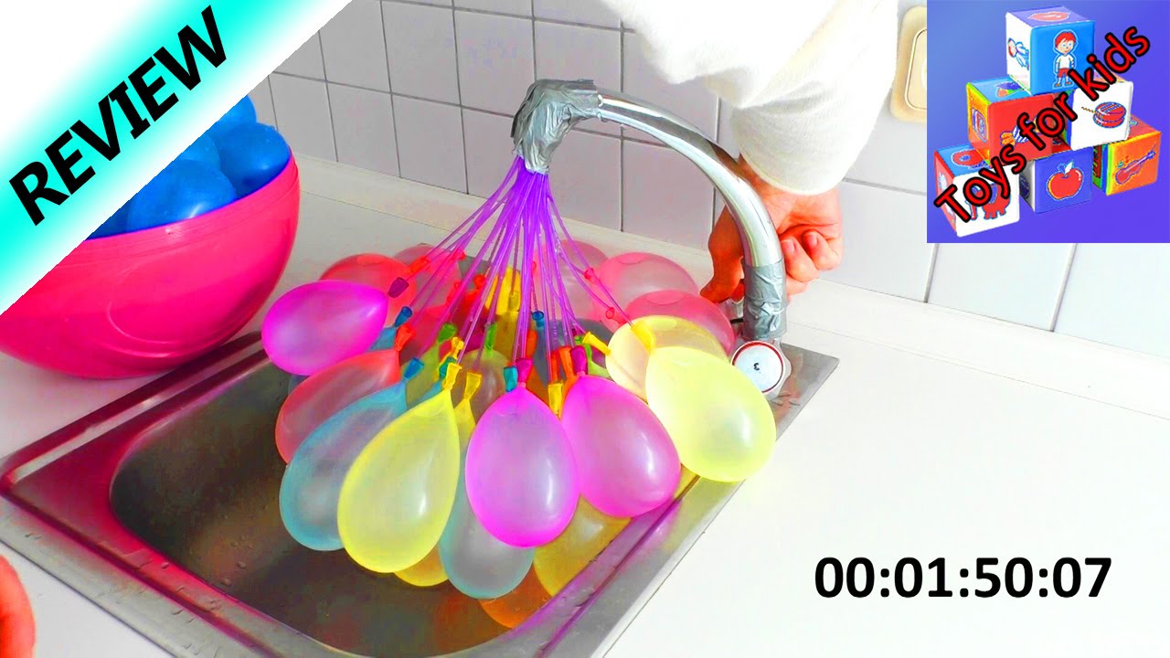 how to fill up a jelly balloon ball with water