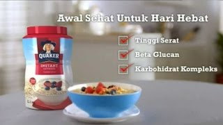 Download lagu Iklan Quaker Oats Edisi Sarapan Ayah dan Anak Main Bola
