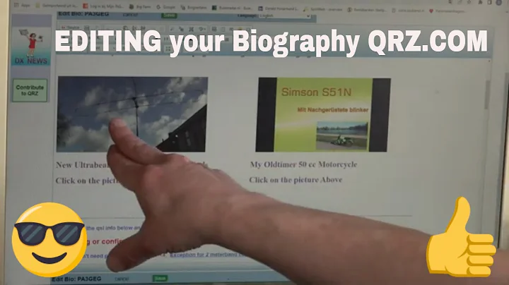 QRZ COM Customize Your QRZ Profile by uploading a picture and link it to a YouTube video