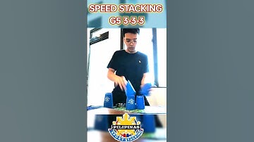 Speed Stacks Fast:: G5 3-3-3 in 1.779 Seconds! #cupstacking #fast #shorts