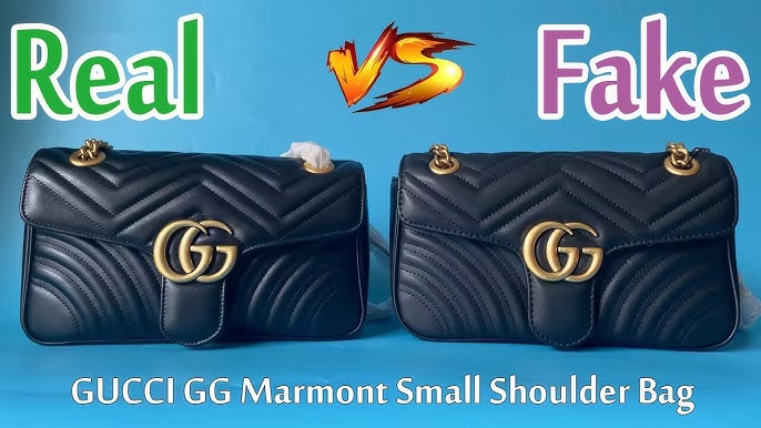 REAL vs FAKE GUCCI MARMONT BAG  VERY DETAILED COMPARISON - MUST WATCH! 