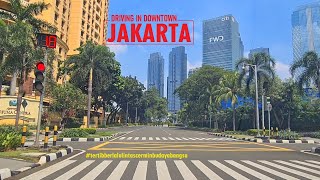 Mengemudi Pusat Kota Jakarta | Ibu Kota | Driving in Downtown Jakarta | The Indonesia Capital City