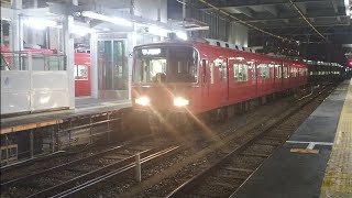 [早朝と深夜のみのレア運用]名鉄6800系6813F　普通吉良吉田行　新安城駅発車