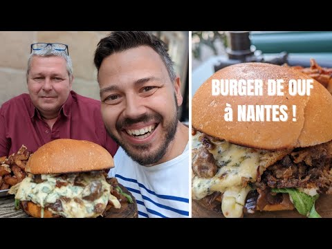 NANTES : BURGER au CONFIT de CANARD + GYOZAS MAISON - Food tour - VLOG 1299