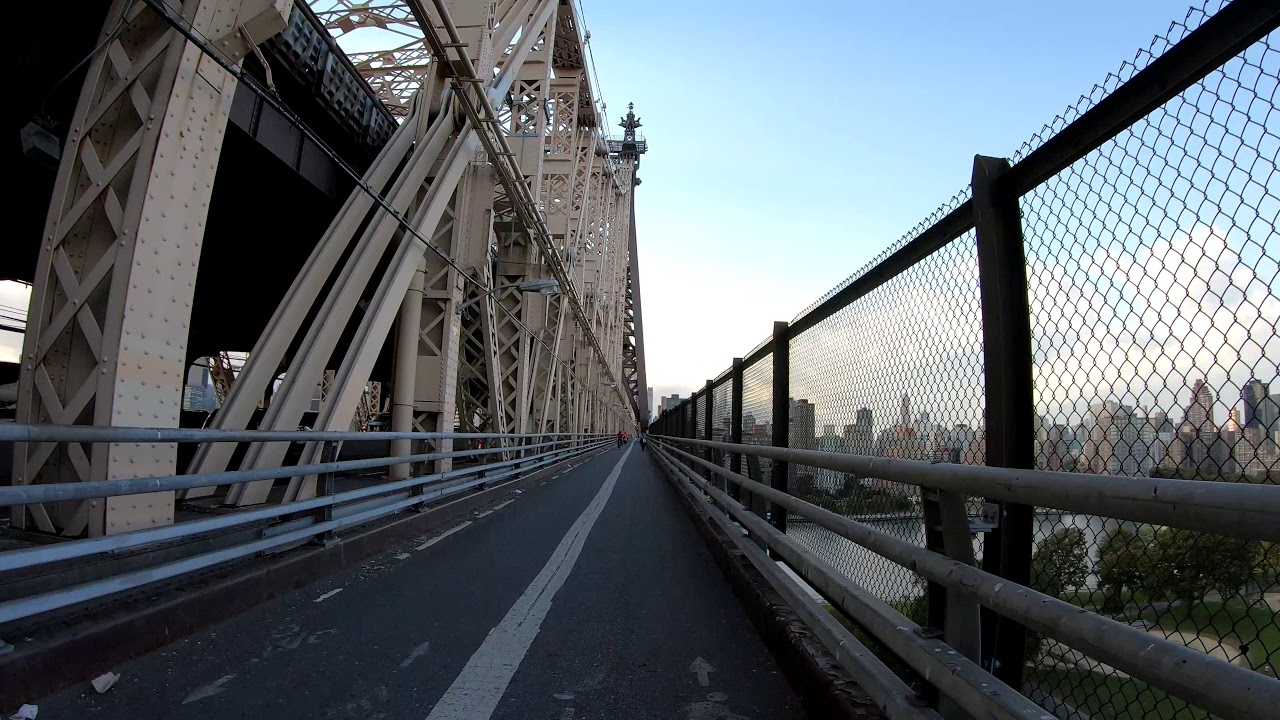 ⁴ᴷ⁶⁰ Walking to Central Park from Long Island City, Queens, NYC via Ed Koch Queensboro Bridge