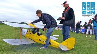 RC DH.82A TIGER MOTH 1:3,3 ALBERT ERHARD TONI CLARK PRACTICAL SCALE MULTIPLEX AIRSHOW 2015