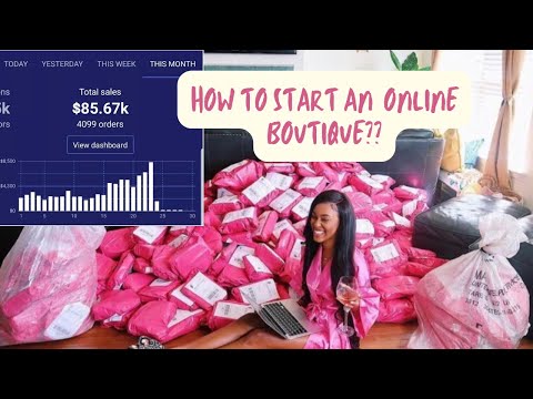 HOW TO START AN ONLINE BOUTIQUE 2022- EASIEST WAY TO START AN ONLINE BUSINESS IN 2022