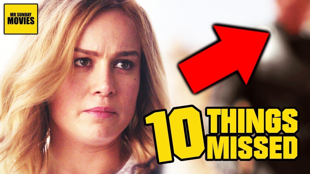 Captain Marvel Trailer Breakdown - Easter Eggs & Ten Things Missed