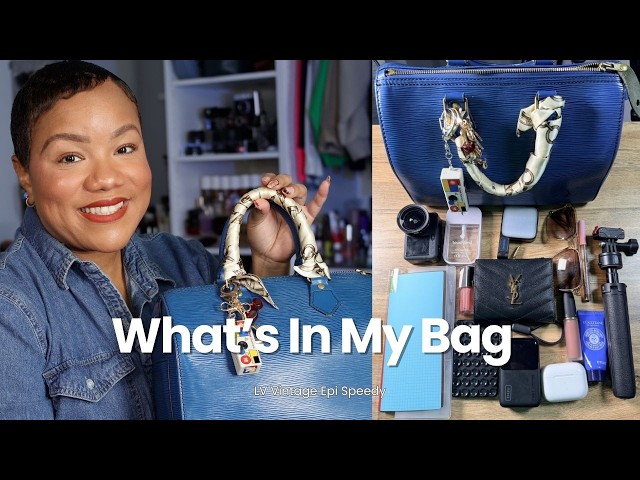 What's In Bag 2026 | Vintage Louis Vuitton Epi Speedy 25 - YouTube