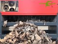 cardboard and paper core crusher machine