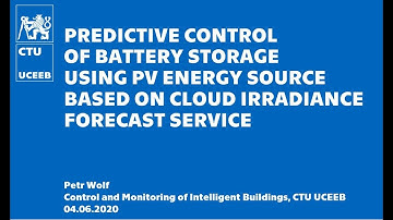 14 Petr Wolf - Predictive Control of Battery Storage Using Photovoltaic Energy Source based on Cloud