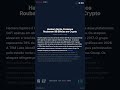 Hackers Norte-Coreanos Roubaram $6 Bilhões em Cryp #shorts
