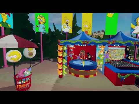 The Simpsons ride rec room