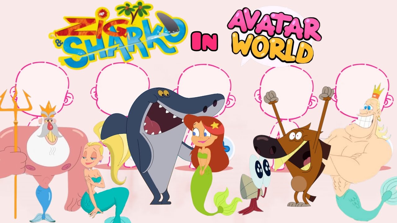 How to make Zig and Sharko🦈🧜🏻‍♀️in Avatar World!!! #avatarworld #zigandsharko #video