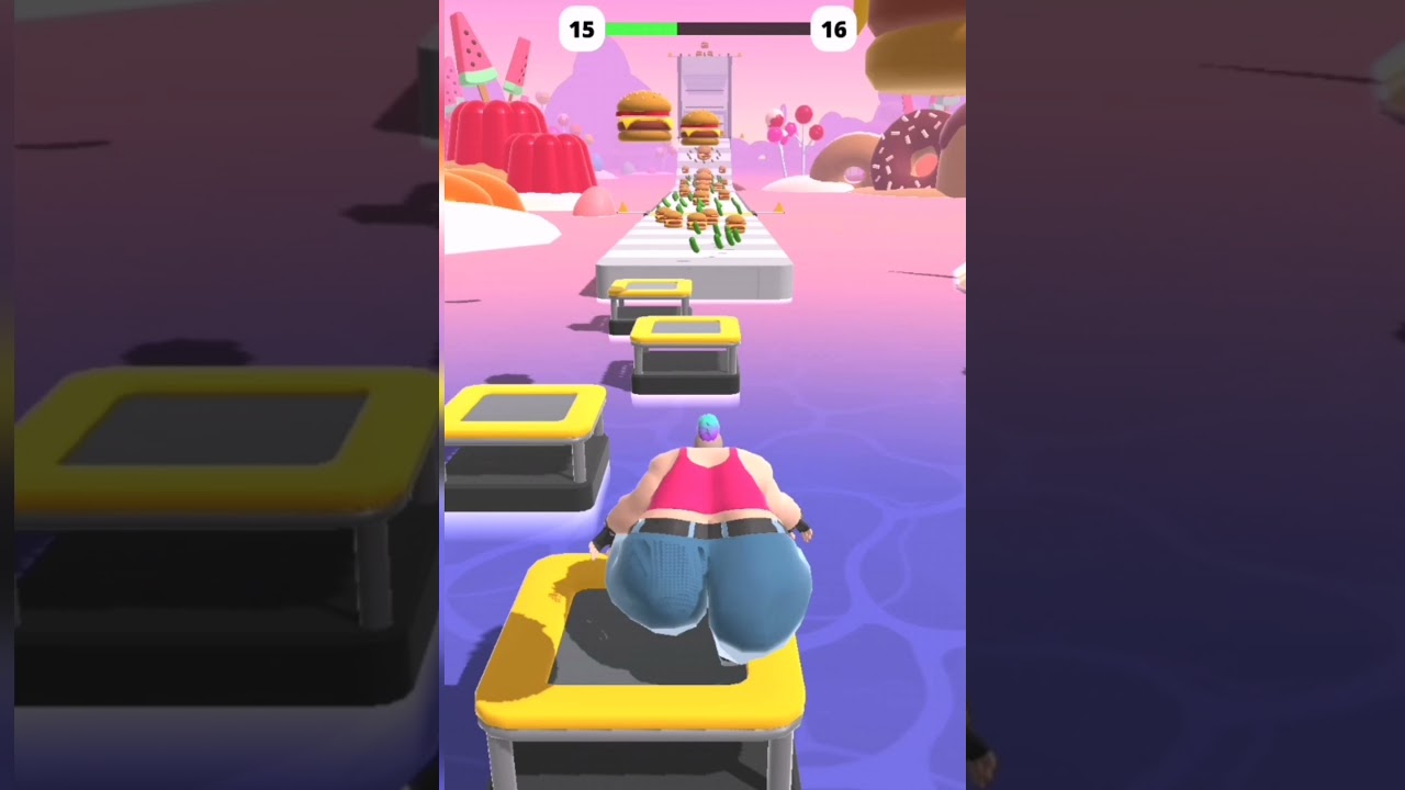 Fat 2 Fit Walkthrough Gameplay (IOS, Android) Max Level 15