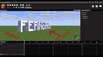 How to make 3D text in Mine-imator for beginners ( tutorial )