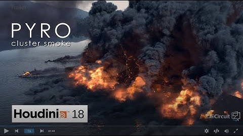 [TRAILER] Houdini FX series. Pyro: cluster smoke.