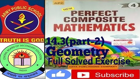 Class 4 Army/Cbse solved Exercise 14.3 (part-2) of Chapter-14 Geometry by Learning with Khushi