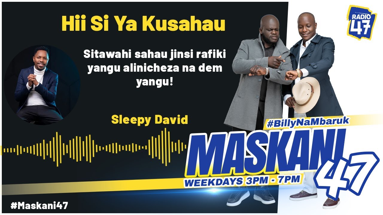 Sleepy David: "Dem yangu alinicheza na rafiki yangu mwenye alikuwa anaenda gym." 