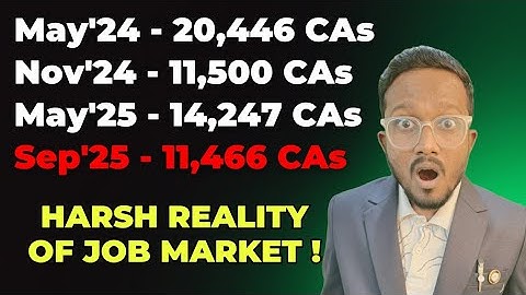 Most Important Video for Newly-Qualified CAs Sep