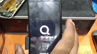 Qmobile Q infinity e lite pattern lock remove