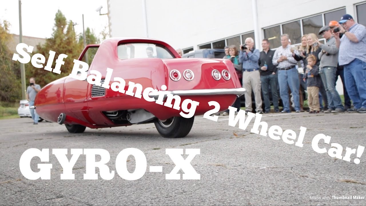 Gyro X Driving! Self Balancing Car On Two Wheels! Lane Motor Museum Member Day 2017!