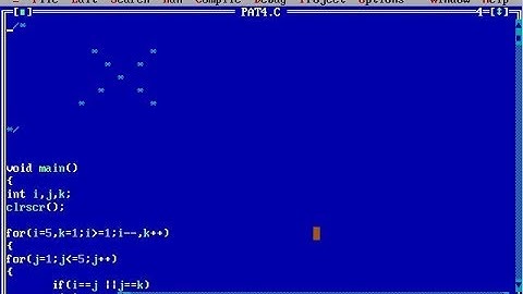 [4]Pattern Practical in TurboC, Very deep & practical concept in Youtube|by Abhishek Sinha
